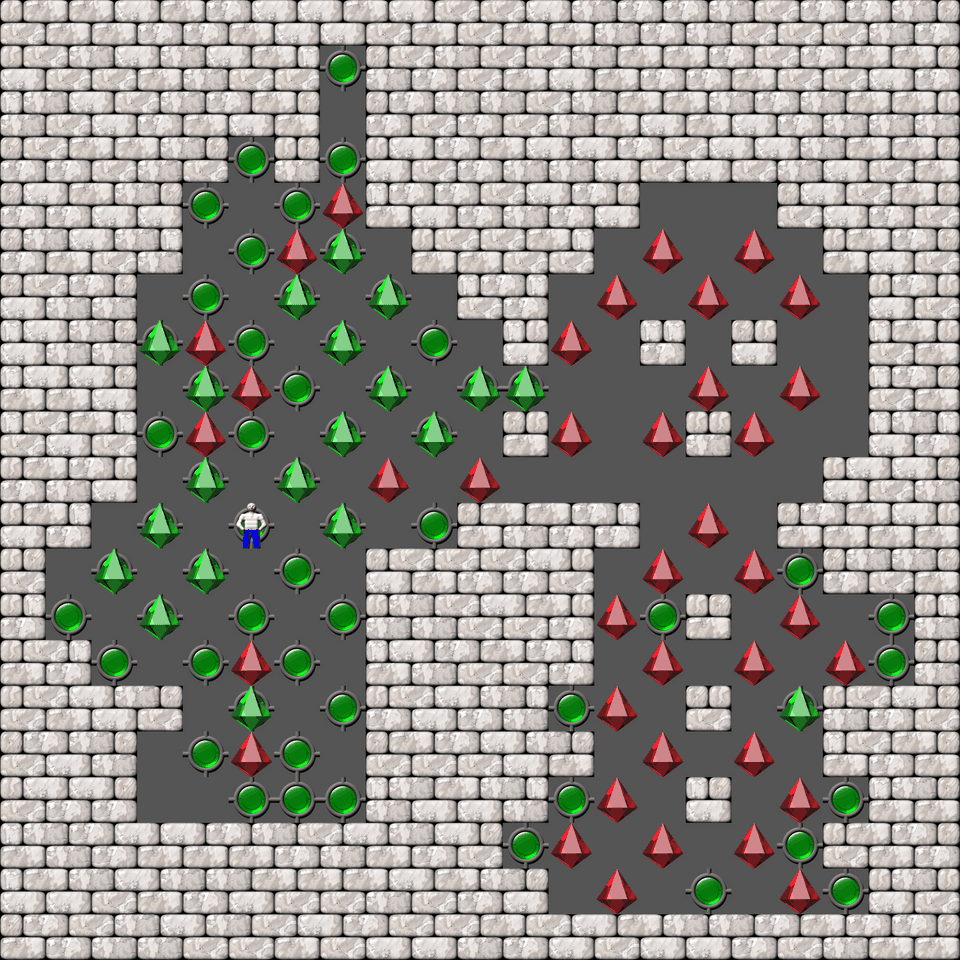 Сокобан More Bugs collections уровень 498